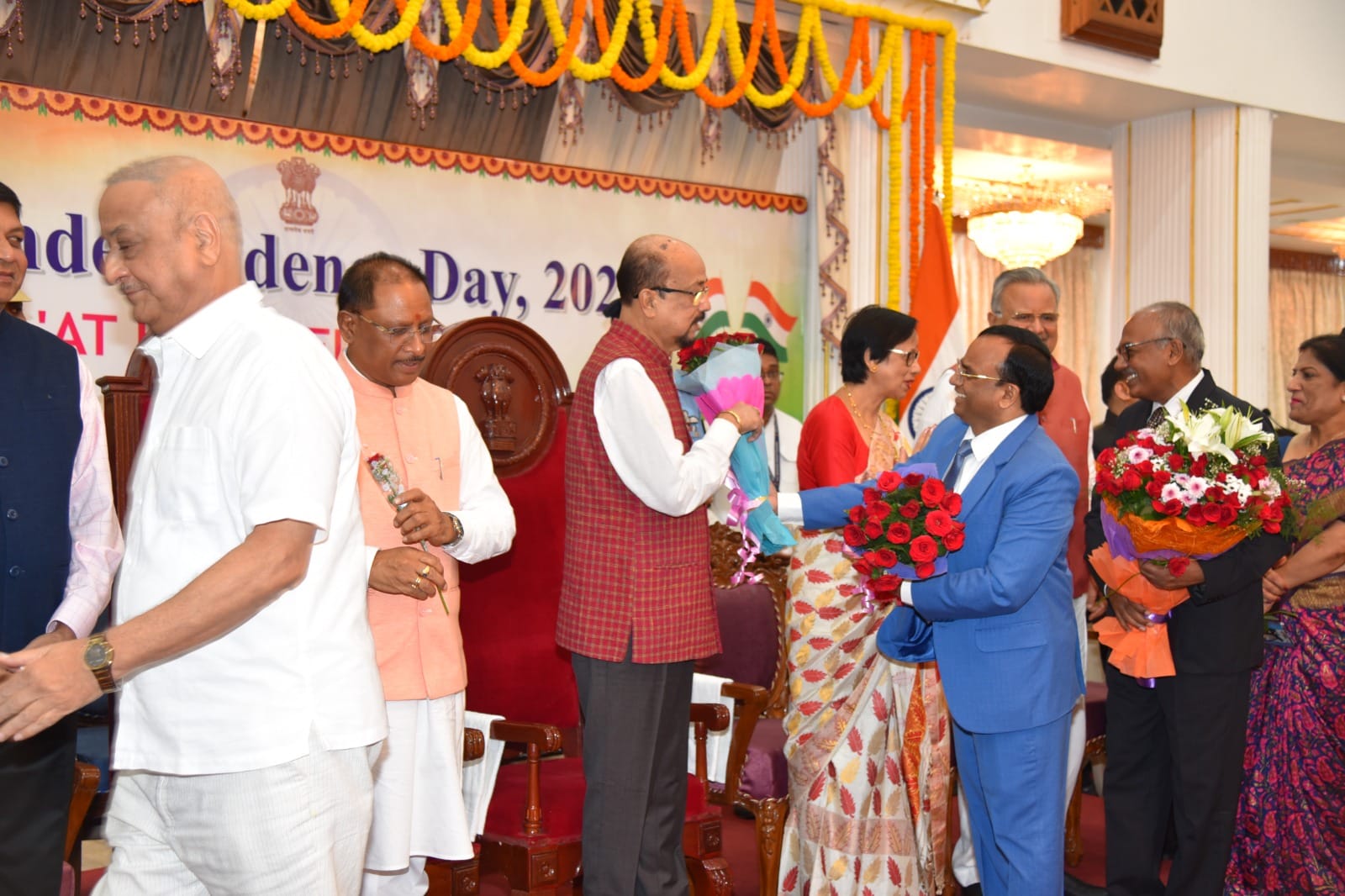 Independence Day function with dignitaries