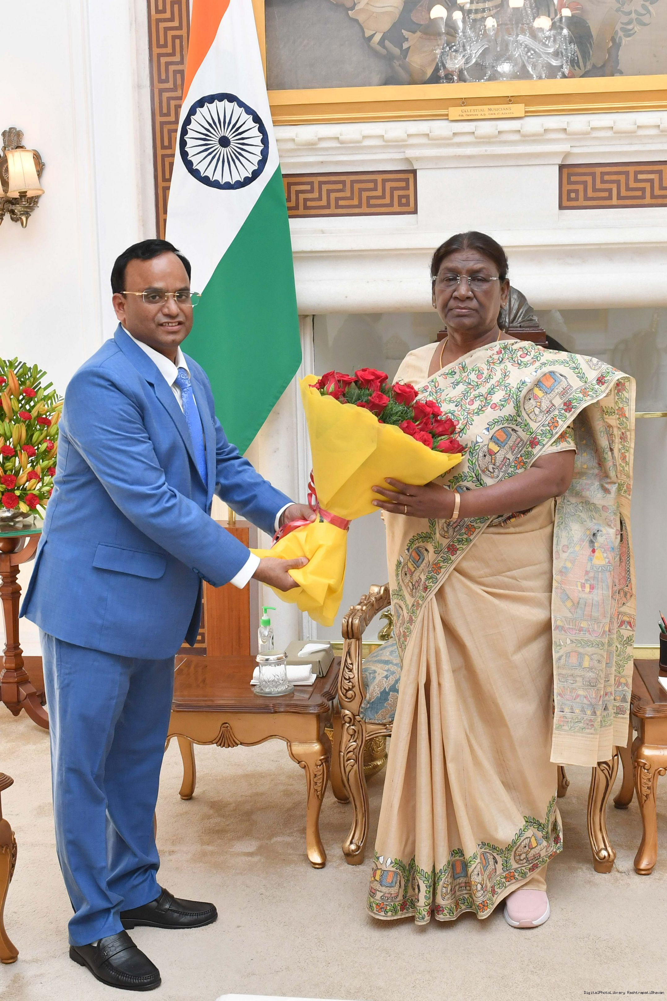 Prof. (Dr.) K. P. Yadav at a university reception